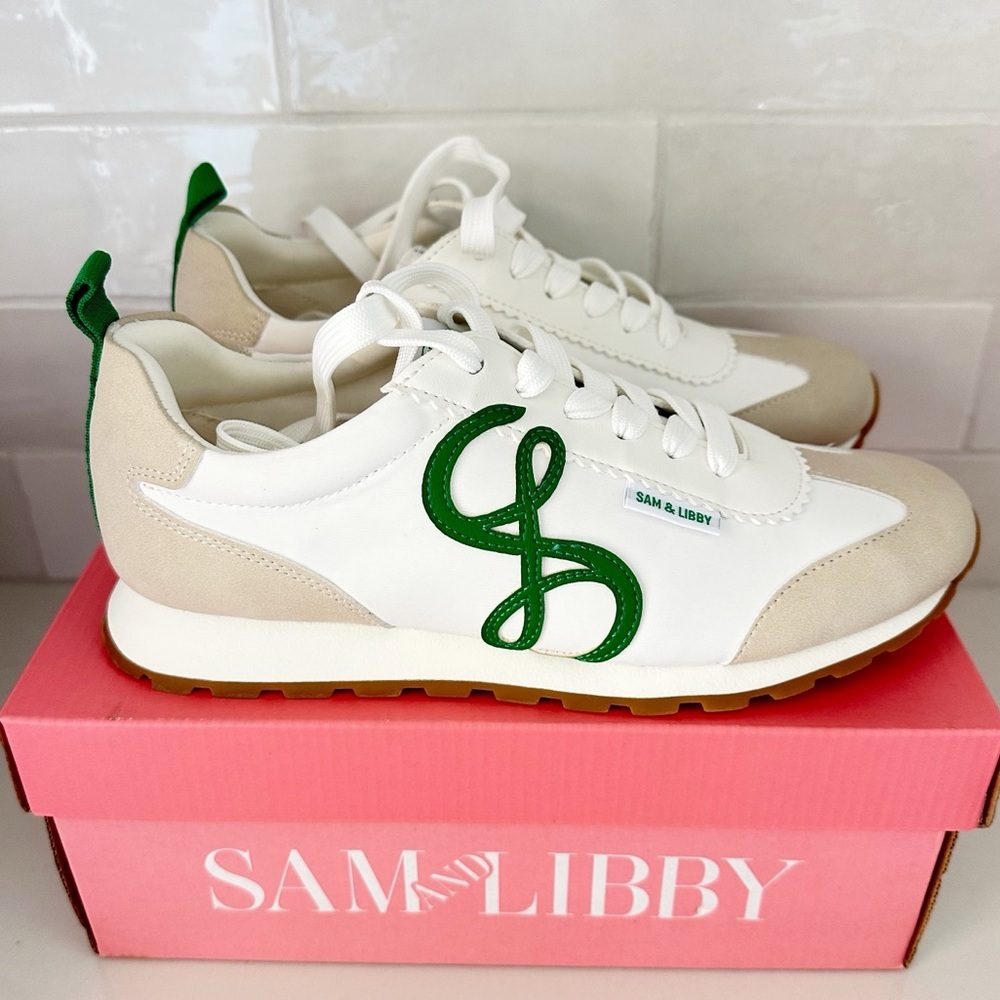 Sam & Libby Rowen Lime Shoes Size 8.5 - Picture 2 of 4
